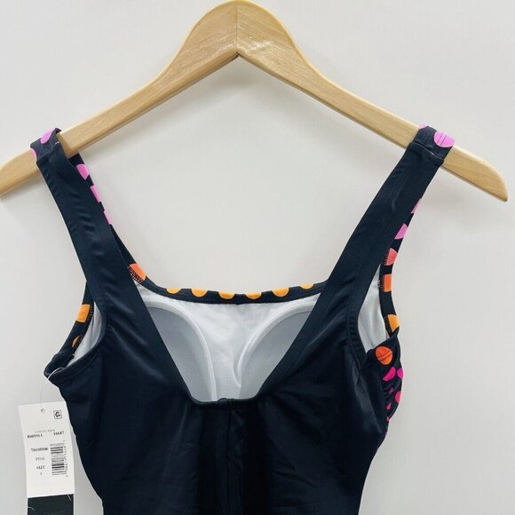 Swim Solutions Shape Solver Womens 8 Going In Circles One-Piece Swimsuit 2277 - Picture 7 of 10